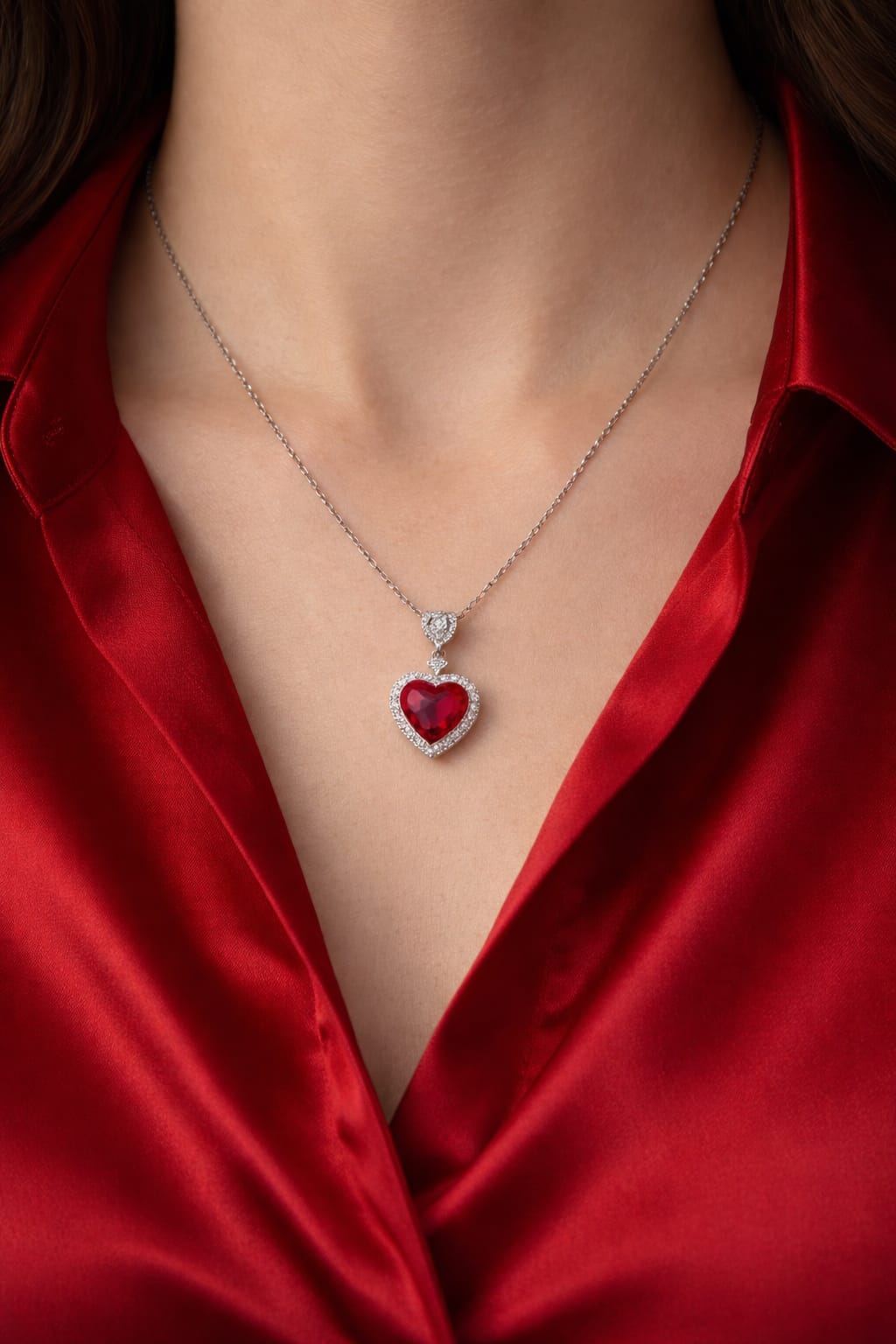 Ruby Heart Royale – 925 Ayar Gümüş